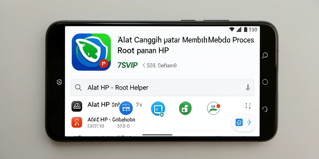 Antarmuka aplikasi 7SVIP yang memudahkan proses rooting.
